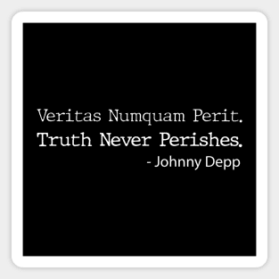 Truth Never Perishes. Johnny Depp wins! Magnet